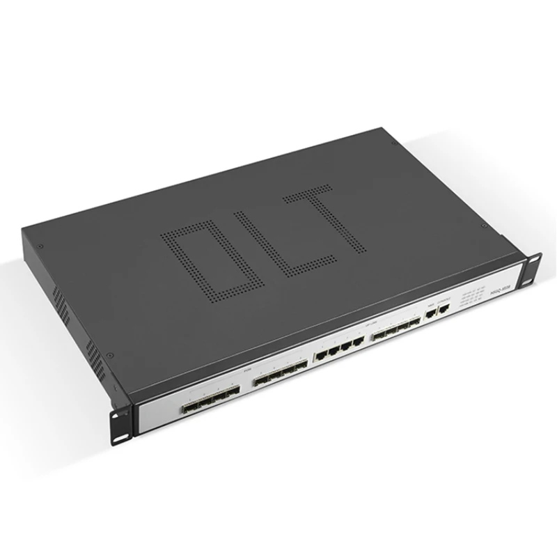 HSGQ E04L FTTH EPON OLT 4PON ПОРТ 1000/10000M GEPON для программирования в производственных условиях
