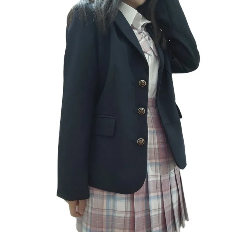 

Black ladies suit 2021 spring and autumn new solid color jacket women's single-breasted suit design niche casual top