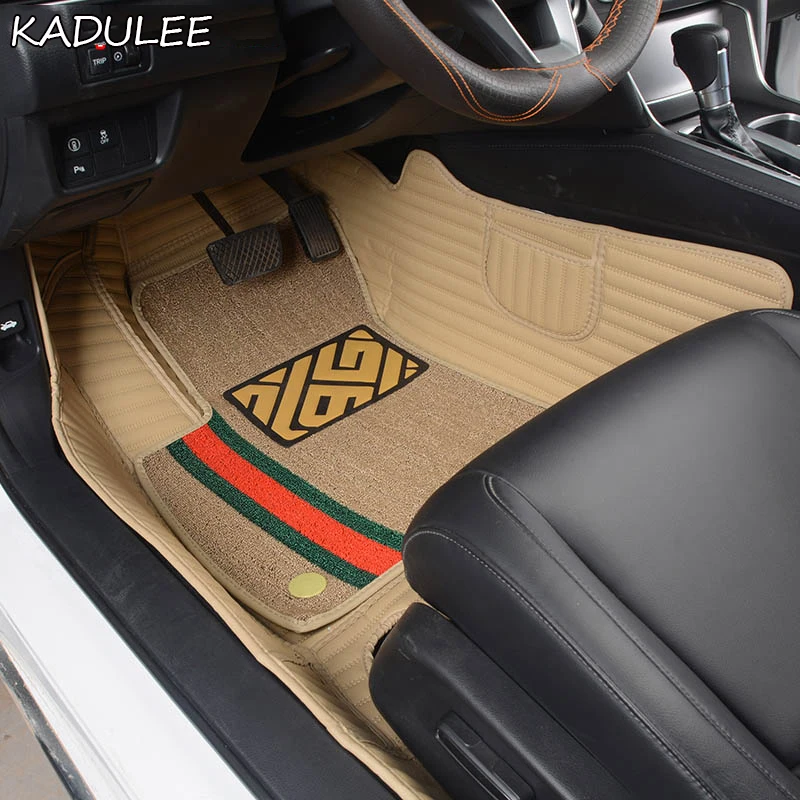 Автомобильные коврики KADULEE для BMW e30 e34 e36 e39 e46 e60 e90 f10 f30 x1 x3 x4 x5 x6 1/2/3/4/5/6/7