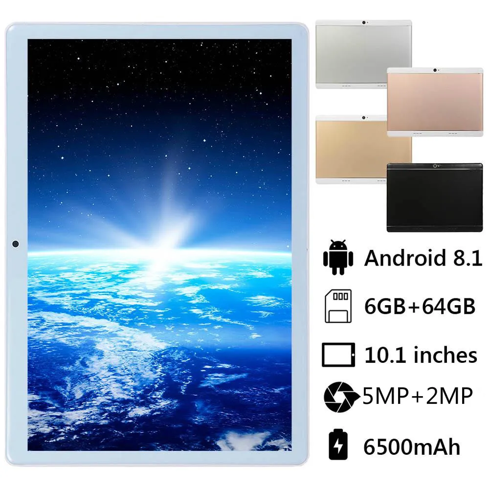 2020 новый 10 дюймов Android 8 0 Octa Core 4G планшетный ПК с функцией разговора 6 ГБ 128 Гб Wi-Fi