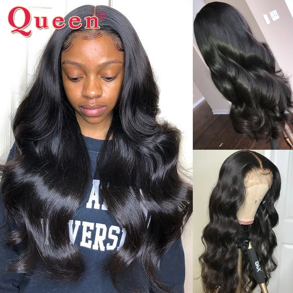 Парик с фронтальным шнурком на 360 градусов для черных женщин волнистые кружевные