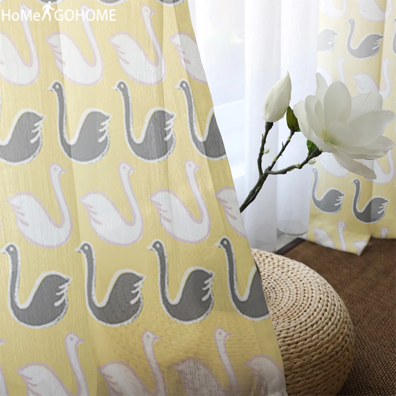 Двойные шторы для спальни Boho Тюль прозрачные гостиной наружные оконные дверные