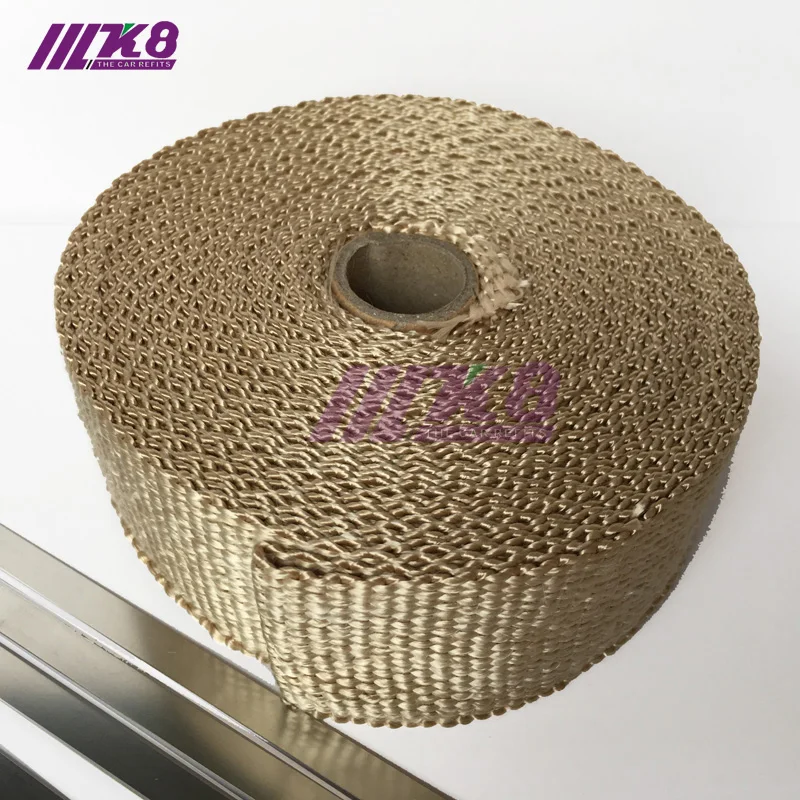 Автомобильный мотоцикл 10 м Выхлопная Передняя труба анти Горячая обертка