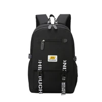 mens backpack oxford cloth material british fashion casual college style high quality design multi function large capacity