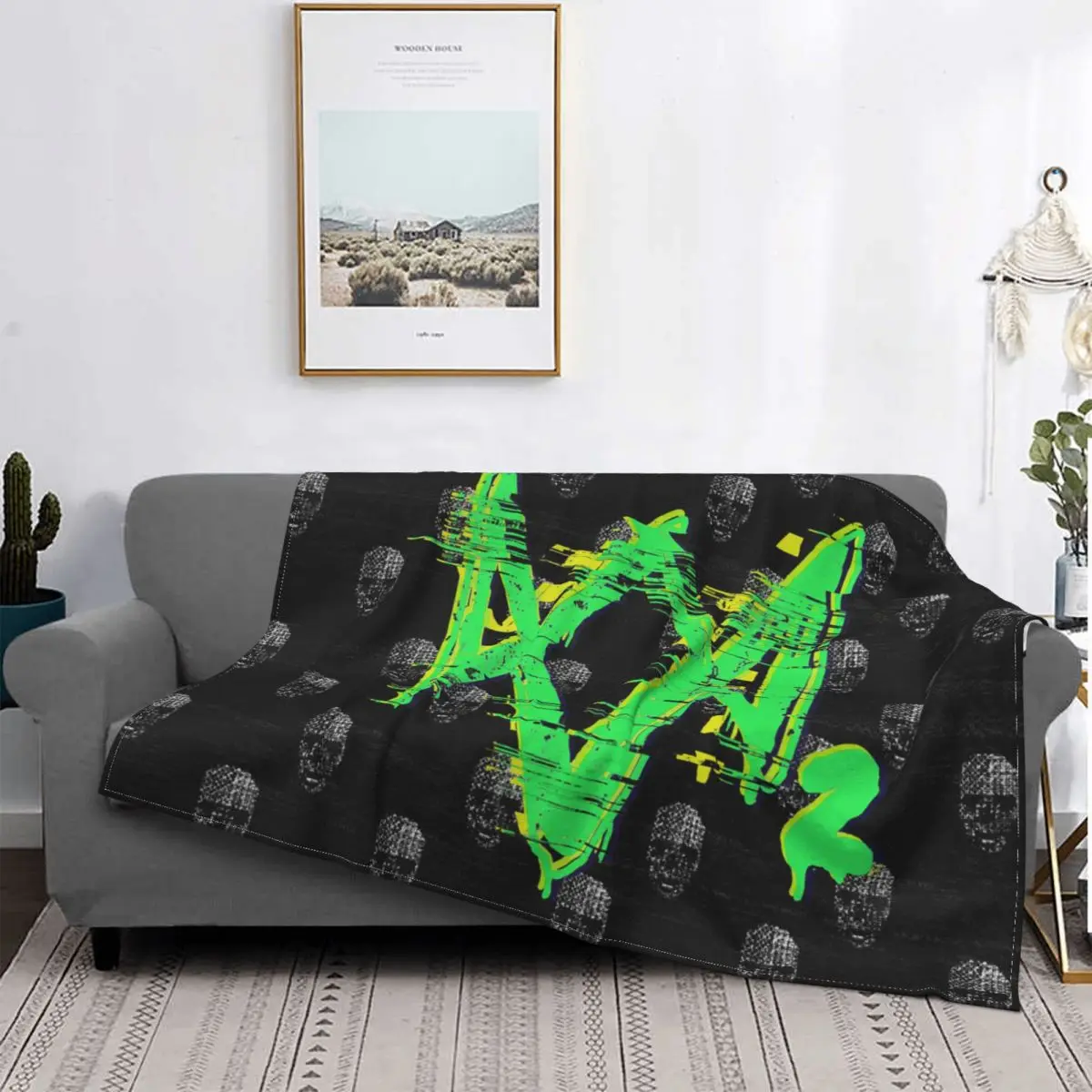 

Watch Dogs 2 Marcus Holloway Hacking Game Blanket Flannel Fan Art Cozy Soft FLeece Bedspread