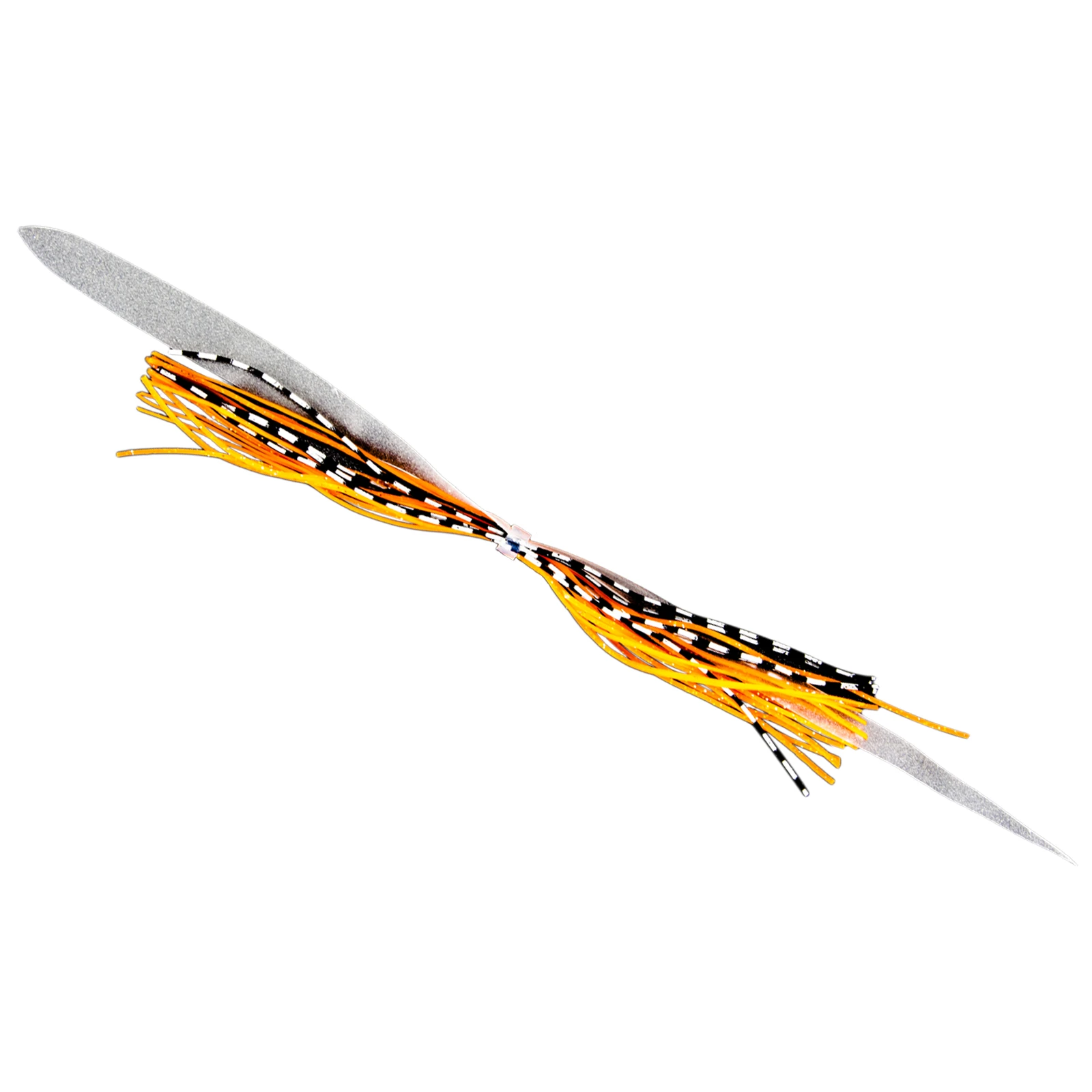 20 штук силиконовый резиновый рыболовный блесна приманка юбки с Серебристые