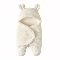 0 12m newborns baby blanket newborn baby swaddle wrap soft winter baby bedding receiving blanket sleeping bag 1pc