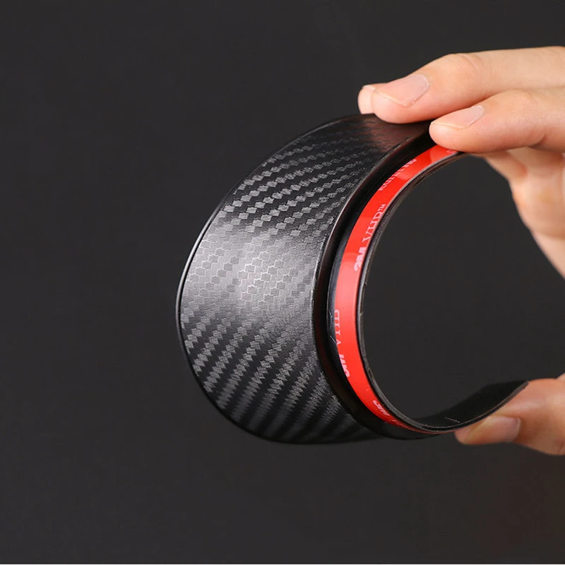 Козырек для бокового зеркала заднего вида автомобиля из углеродного волокна 2 шт.