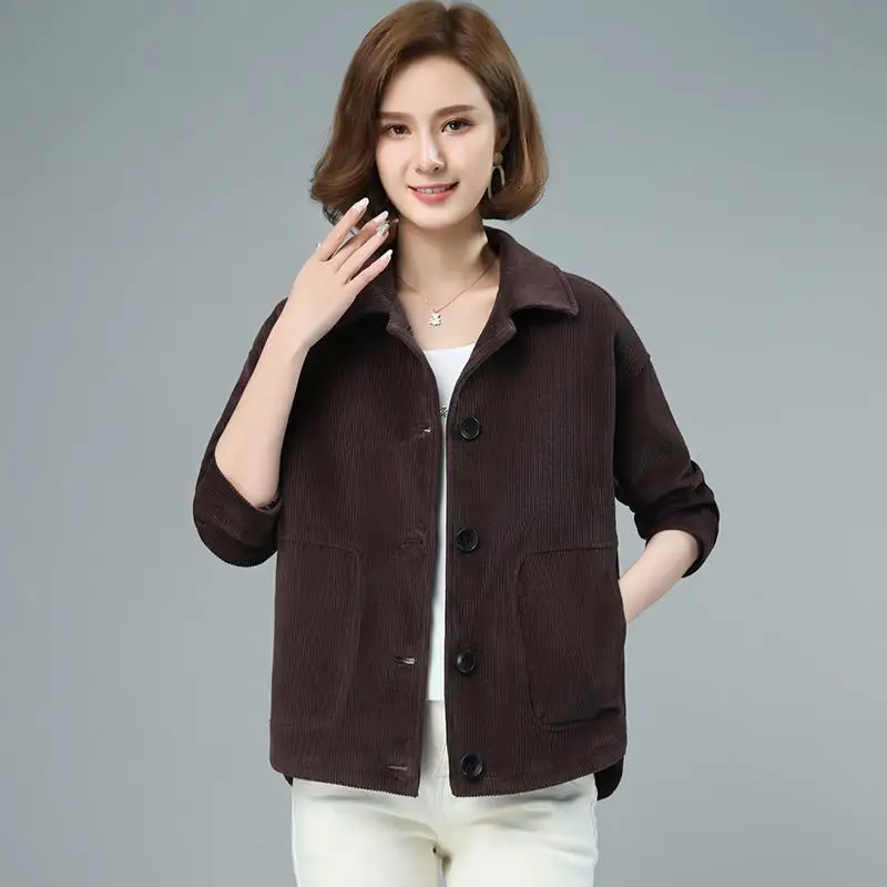 

Women's jacket spring and autumn versatile new jacket women's Korean relaxed mother jacket fashion