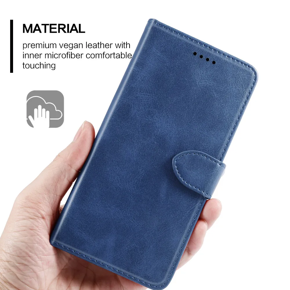 Для huawei Honor 10 Lite 2019 P Smart чехол из телячьей кожи PU кожаный флип-чехол-кошелек с