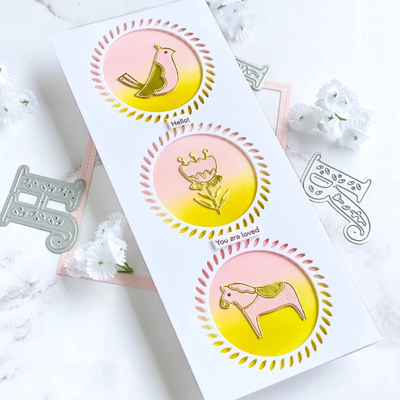 

Transparent Clear stamp and cutting4#Long rectangle background frame