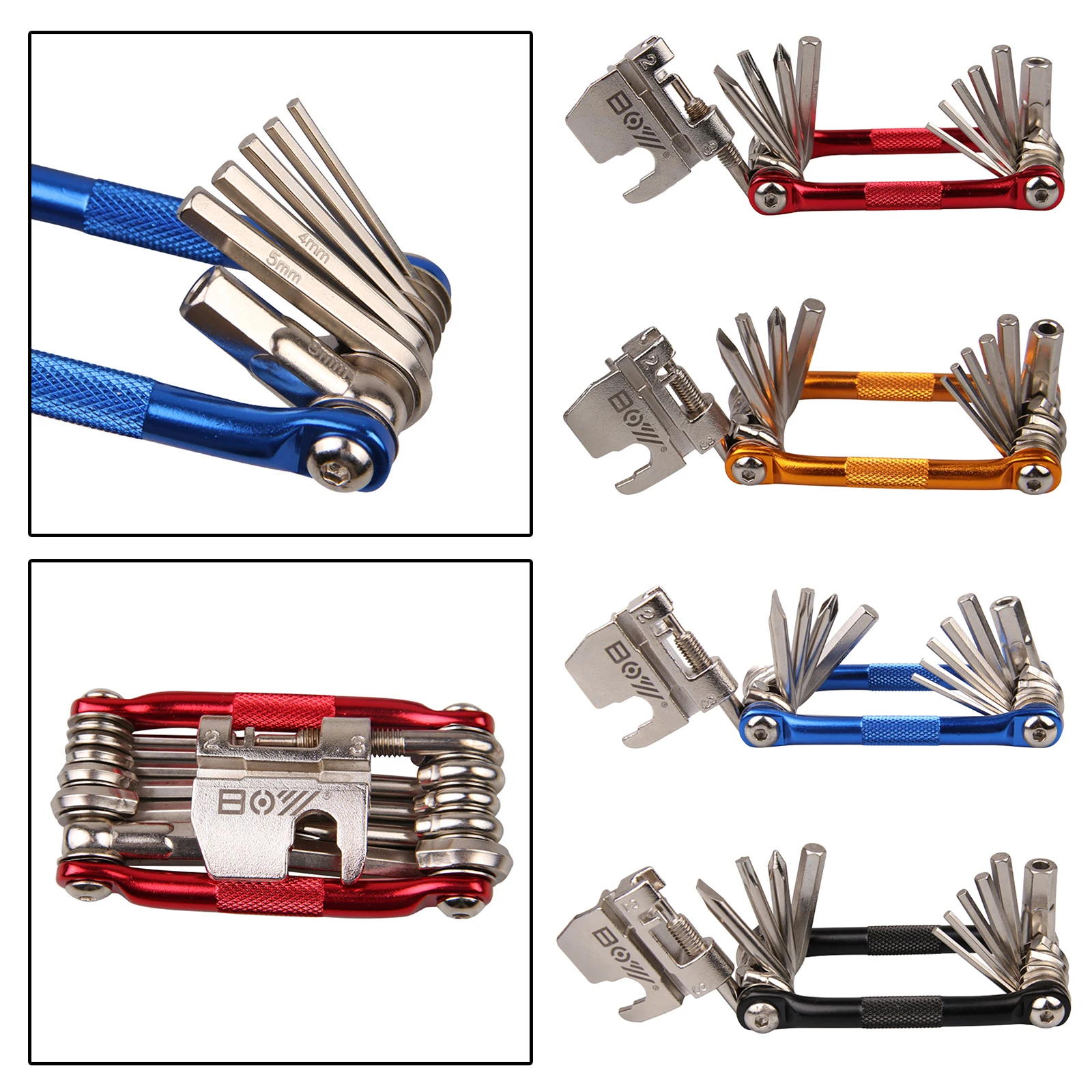 

17 в 1, многофункциональный набор инструментов для ремонта велосипеда