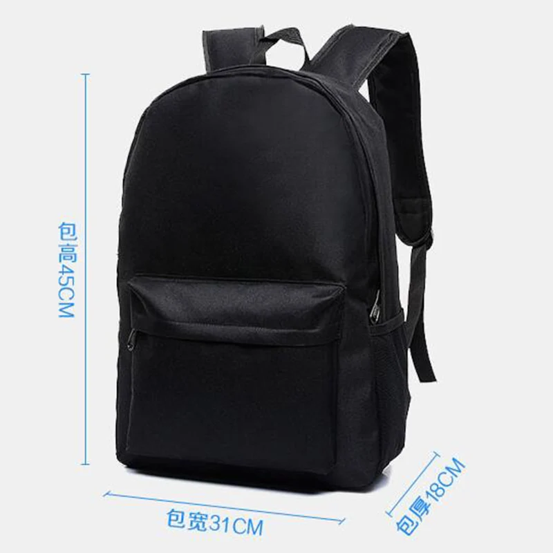 New Inuyasha Backpack School Bags Black Anime Cosplay Kids Teens Shoulder Bags