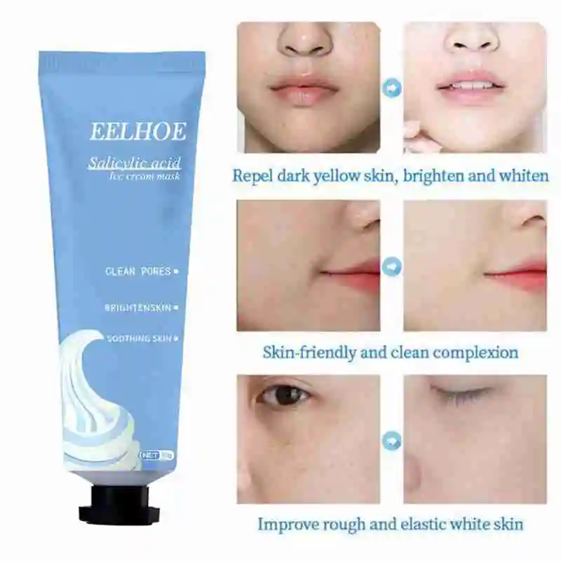 

Salicylic Cleansing Pores Blackhead Remover Mask Acid Ice Face Mask Moisturizing Fade Blain Mark
