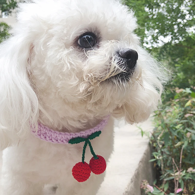 Модная милая собака шейный платок для домашних животных собак и кошек ручной