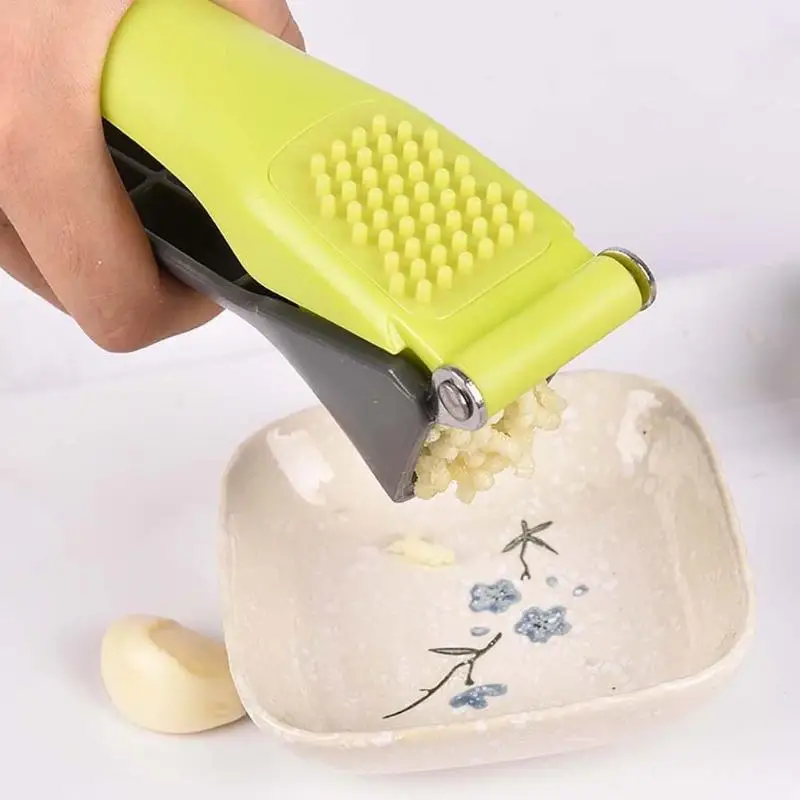 Stainless Steel Manual Garlic Press Crusher Home Vegetables Squeezer Masher Presses Chopper Fruit Vegetable Cooking Tools | Дом и сад