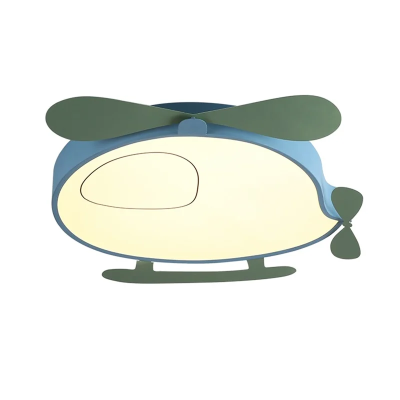 Детский потолочный светильник OUFULA современный модный самолёт подходит для