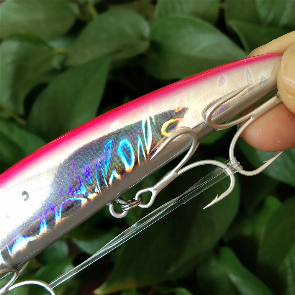 

TSURINOYA 14pcs 130mm 23g dw111 Long Casting Floating Minnow Sea Fishing Lure Sea Bass Artificial Hard Baits