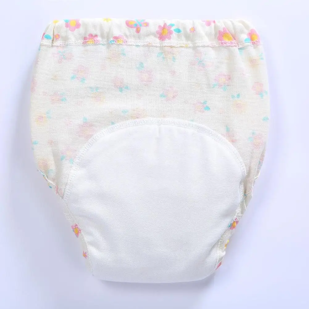 

6pcs Diapers Training Pants Reusable Cute Baby Personality Breathable Cartoon Printing Splicing Wrap Cloth Nappy Changing