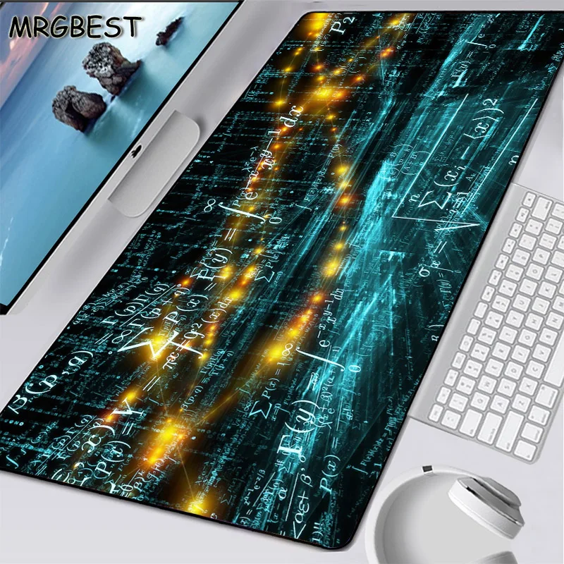

MRGBEST 2020 New Anime Design Blackboard Math Durable Rubber Large Waterproof Mouse Pad Lockedge Mat Size Is 400x900x4mm Xxl