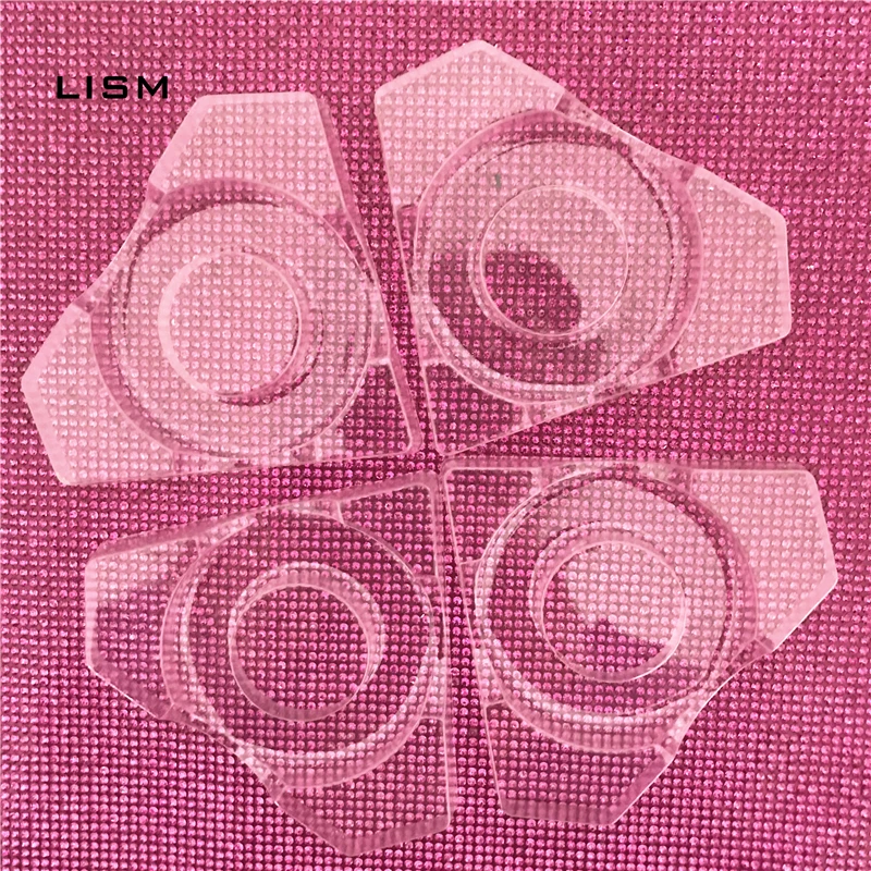 Оптовая продажа 30 шт. прозрачных лотков для ресниц пластиковый треугольник