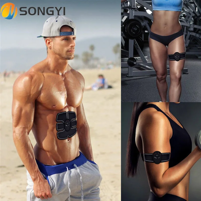

SONGYI New Electric Muscle Stimulator Ems Wireless Buttocks Hip Trainer Abdominal Stimulator Fitness Body Slimming Massager Y44