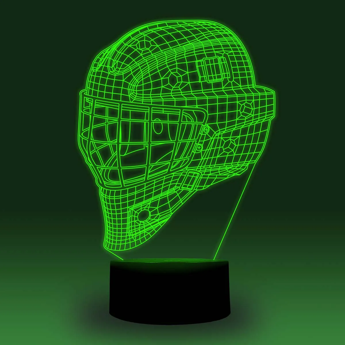 NiteApps 3D хоккейный шлем Ночной свет настольная Иллюзия украшение лампа подарок на день рождения приложение/сенсорное управление