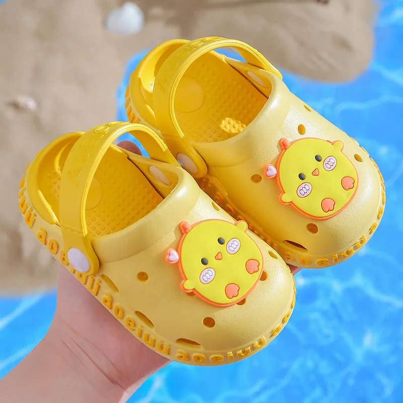 

Summer Children's Cartoon Slippers for Boys Girls Non-slip Beach Sandals Casual Soft Home Shoes