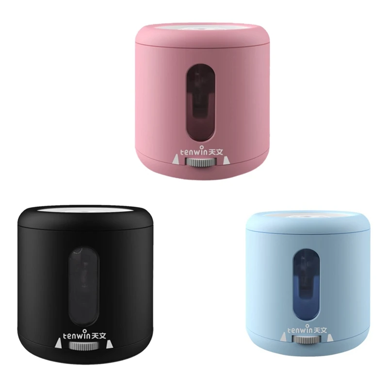

TEN-WIN Pencils Electric Sharpener Automatic Pencil Sharpener School Kids Stationery Supplies 8035