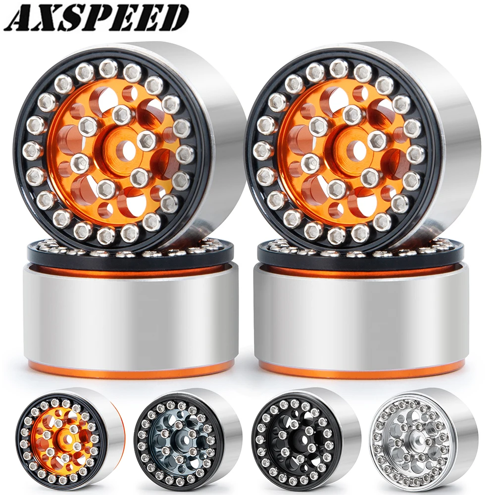 

Колесные диски из алюминиевого сплава для Axial SCX24 90081 RC Crawler Car Wheels, 4 шт./компл. 1:24