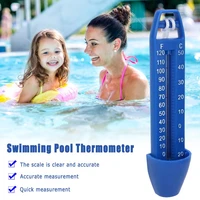 1pcs pool thermometer easy read pool thermometer water floating temperature for swimming pools spas fish aquarium high quality