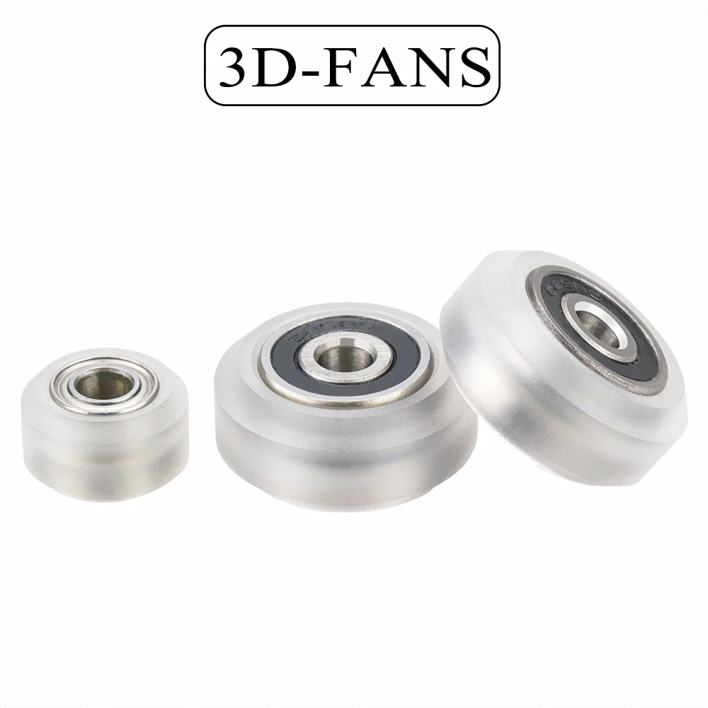 

10Pcs/lot Openbuilds Plastic wheel PC Passive Round wheel Idler Pulley Gear perlin wheel & V type groove passive for CNC V-slot