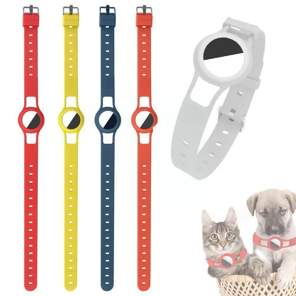 

Силиконовый чехол для защиты от потери, чехол для домашних животных для Apple AirTag, чехол для полета, чехол для отслеживания, локатор с крышкой, ...