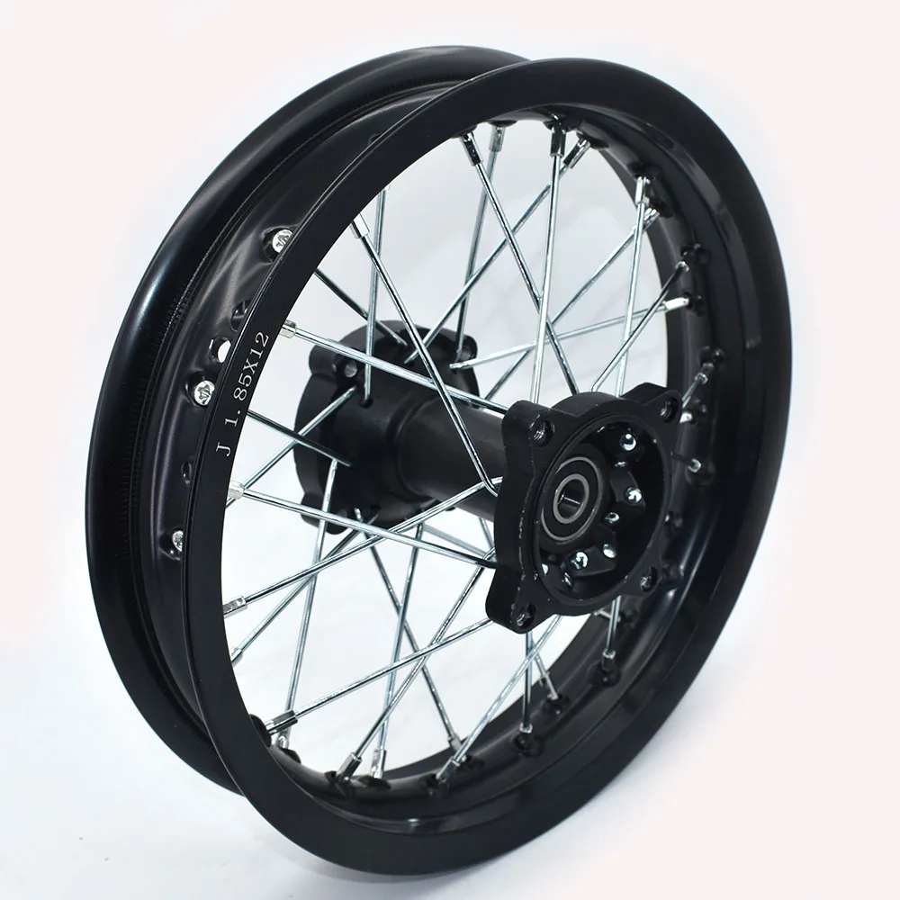 

Черный обод 1,85x12 дюймов для кроссового велосипеда, питбайка CRF Kayo ESB Apollo, задние колеса, запасные части, алюминиевый сплав 6000