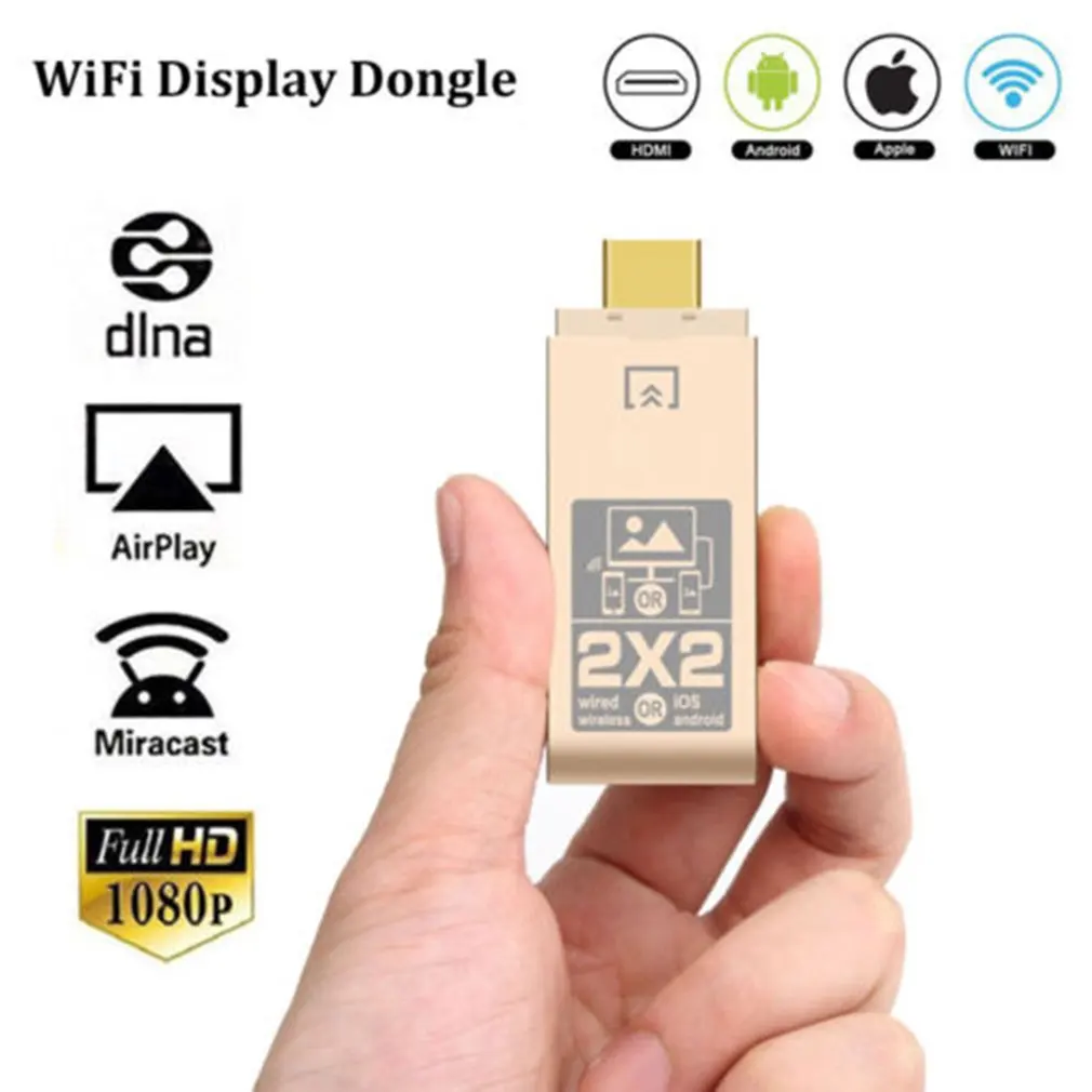 1080P HD беспроводной Micro USB дисплей донгл экран зеркальное отображение HDMI адаптер