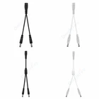 5,5 мм * 2,1 мм, постоянный ток от 1 до 2, 3, 4, 5 способов, фоторазъем, женский, мужской, Y-образный кабель для светодиодной ленты, адаптер питания для камеры видеонаблюдения