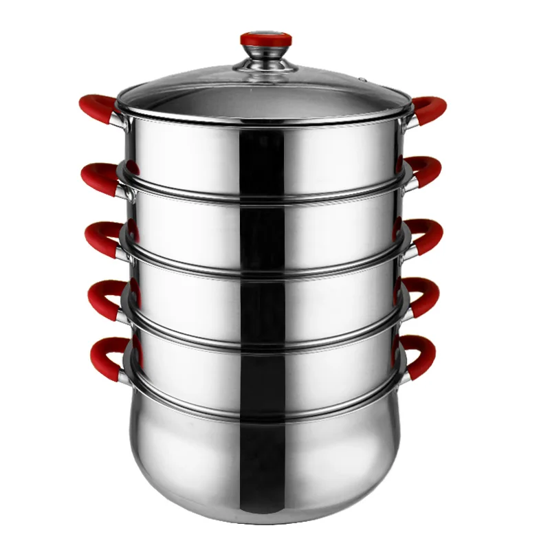 100% двойные котлы из нержавеющей стали пароварка кастрюля для супа тушения