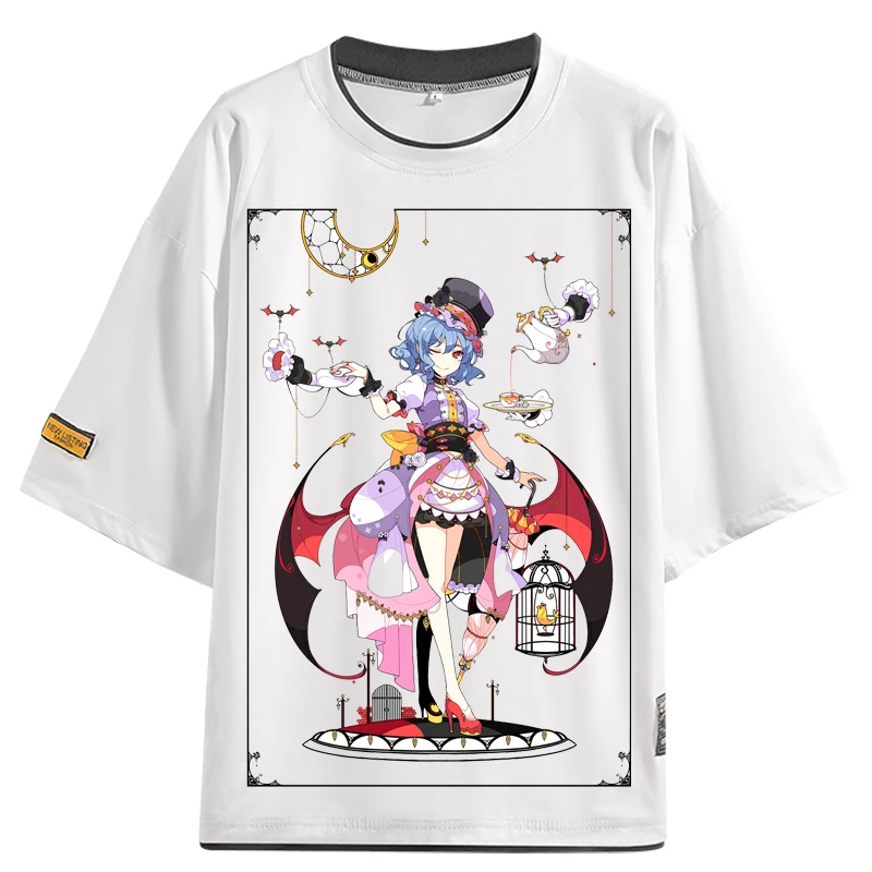 

Anime Touhou Project T-shirts women men Cosplay T Shirt Short Sleeve