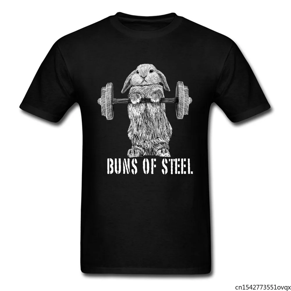 

Buns of Steel Weight Otter Funny Tshirt Black Weightlifting Animal New Pure Tops T Shirt Fitness Bodybuilding