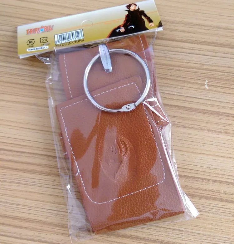 1 шт. аниме Сказочный хвост Natsu Lucy Spirit сумка для ключей коллекция PU игрушки подарок