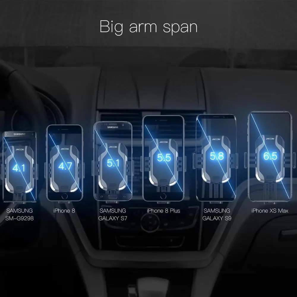 

JAKCOM CH2 Smart Wireless Car Charger Mount Holder Nice than wireless car charger usb adapter 12 mini
