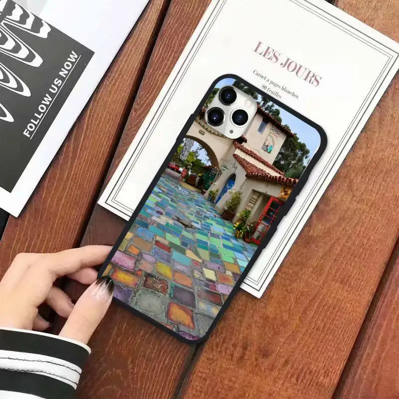 

travel italy France London Flower World Places Phone Case for iPhone 11 12 pro XS MAX 8 7 6 6S Plus X 5S SE 2020 XR