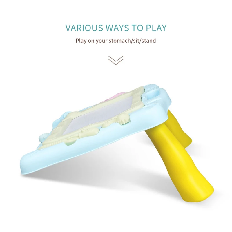 Доска для рисования с игрушками настольная детская цветная доска граффити