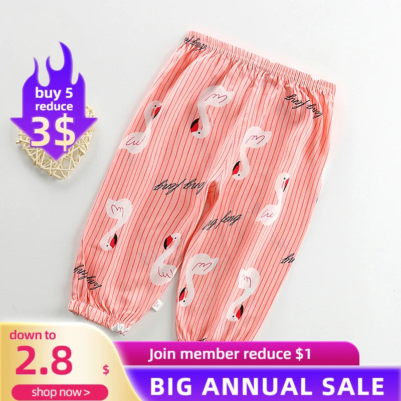 

Summer Children Anti-mosquito Pants Baby Boys Girls Harem Pants Newborns Lantern Toddler Trousers Kids Clothes Baby Bottoms 0-6Y