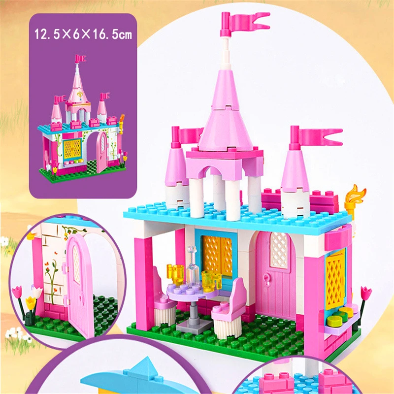 Конструкторы Игрушки Девушки друзья модели наборы Принцесса Зачарованный замок