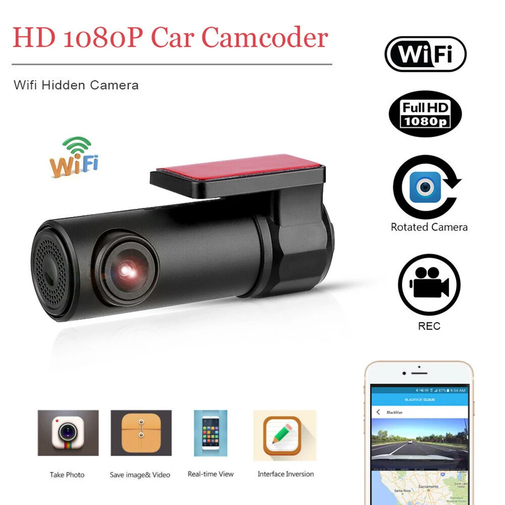 1080P HD wifi камера для машины DVR видеорегистратор видео регистратор g-сенсор камера ЖК ночного видения видео регистратор Авто радар детектор