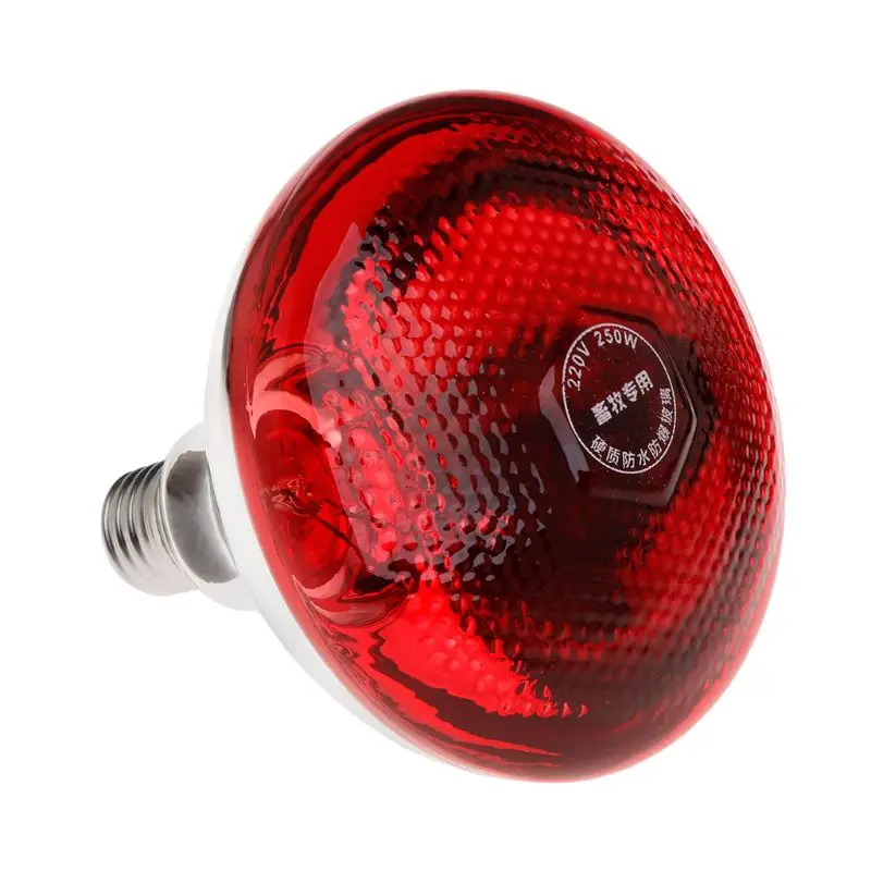 Thermal Lamp Red Infrared Short Wave Farm Pig Piggy Heat Light Bulb Thicken High Quality Brooder 220V 100/150/200/250W E65B