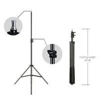 2m6 5ft professional studio adjustable soft box flash continuous light stand tripod