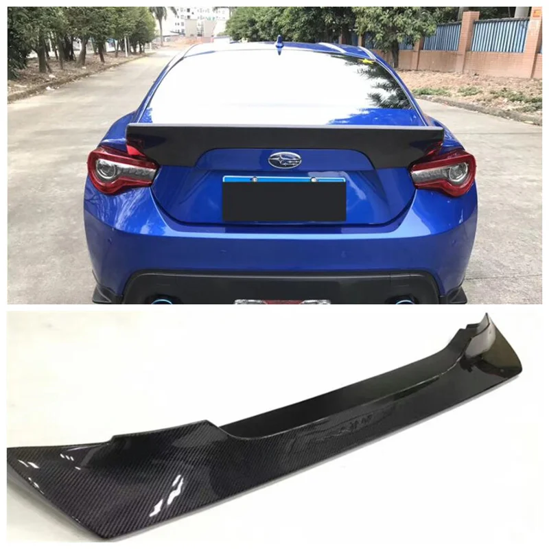 

Fits For Toyota GT86 2012-2017 Rear Carbon Fiber / FRP Unpainted Car Rear Trunk Lip Spoiler Wing