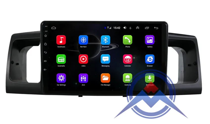 ZOHANAVI 2.5D экран Android 9,0 автомобильный мультимедийный плеер dvd gps авто радио для toyota Corolla E120 e 120 BYD F3 wifi стерео